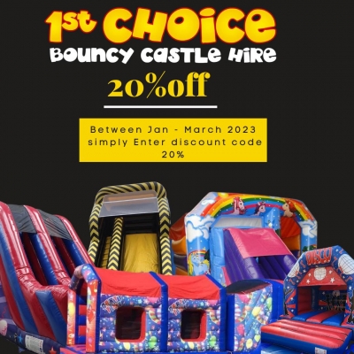 1st Choice Bouncy Castle hire 