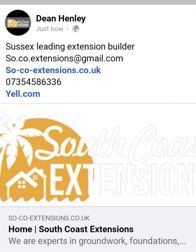 South coast extensions